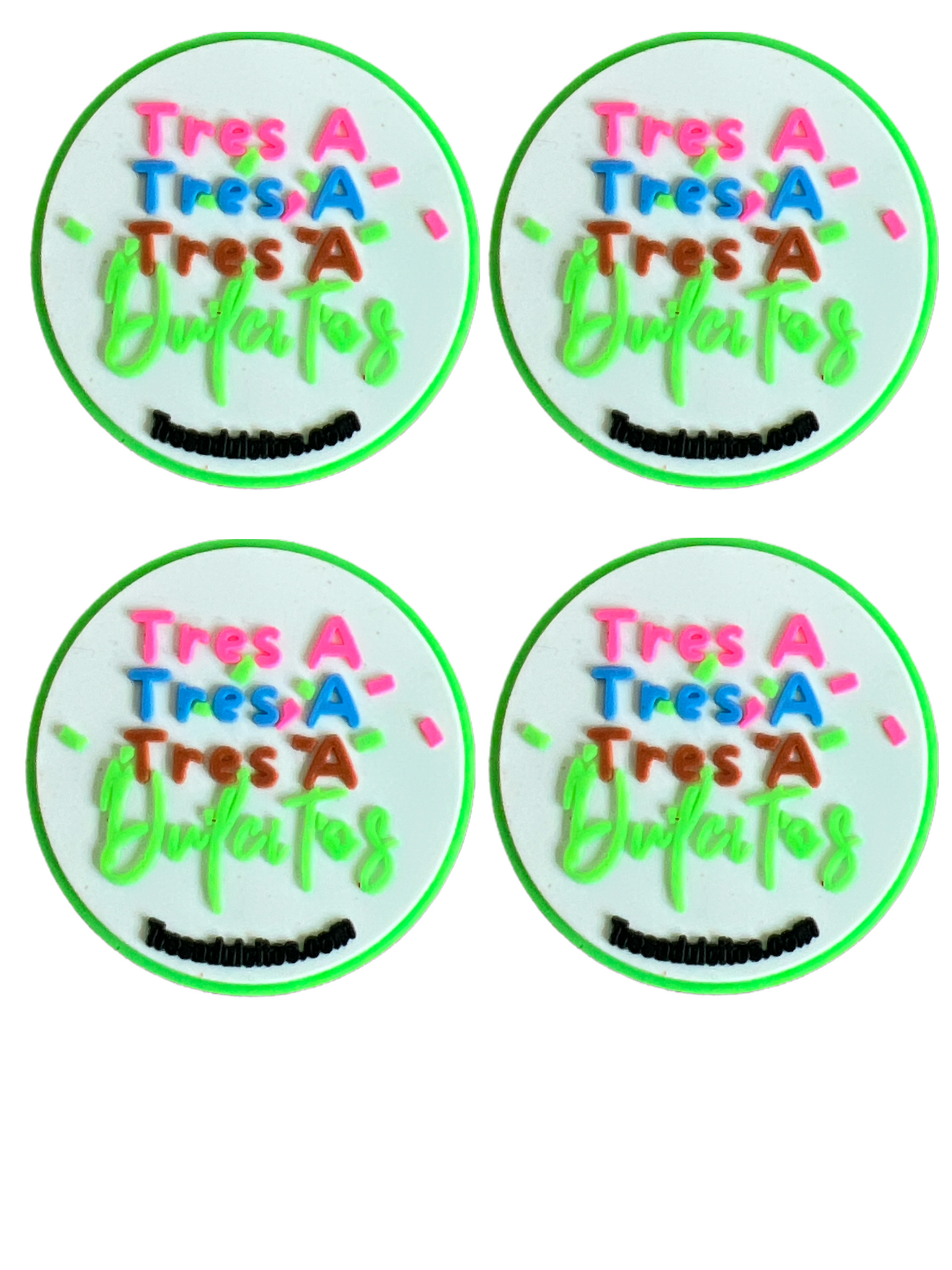 Tres A croc Charm